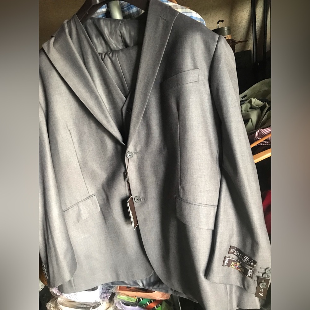 Gulliano Couture Wool 3-Piece Suit Brand New With Tag